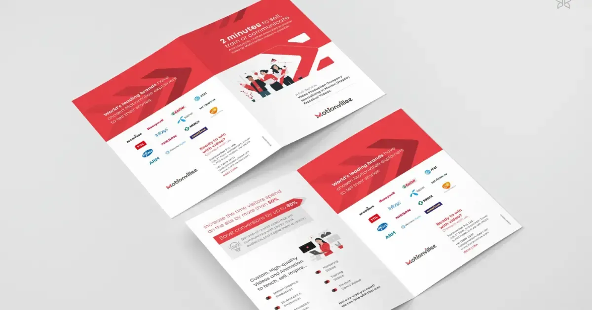 Motionvillee branding and stationery mockups